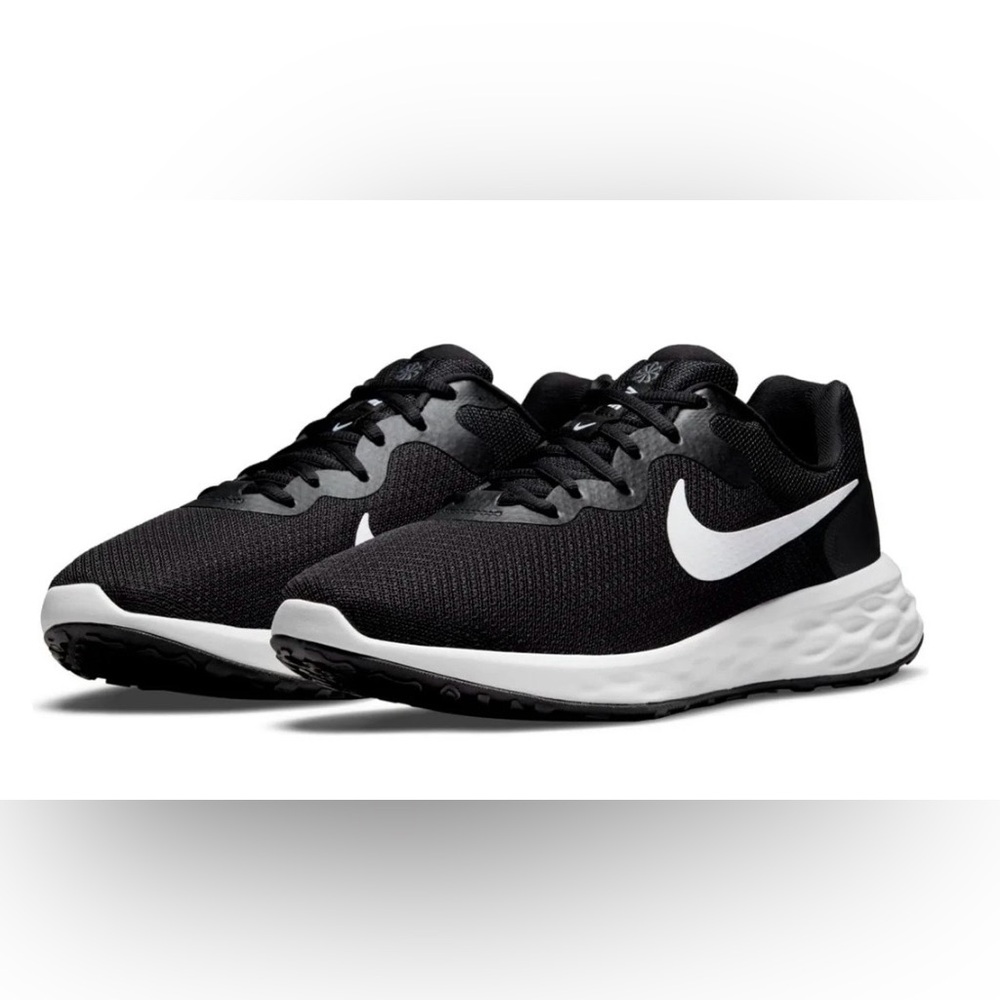 Nike Revolution 6 Extra Wide 'black White'